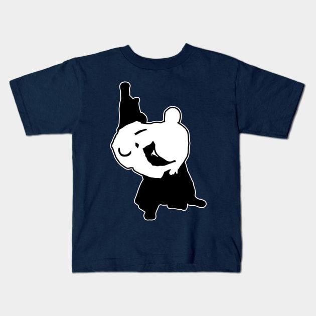 aikido Kids T-Shirt by Huggy Mauve